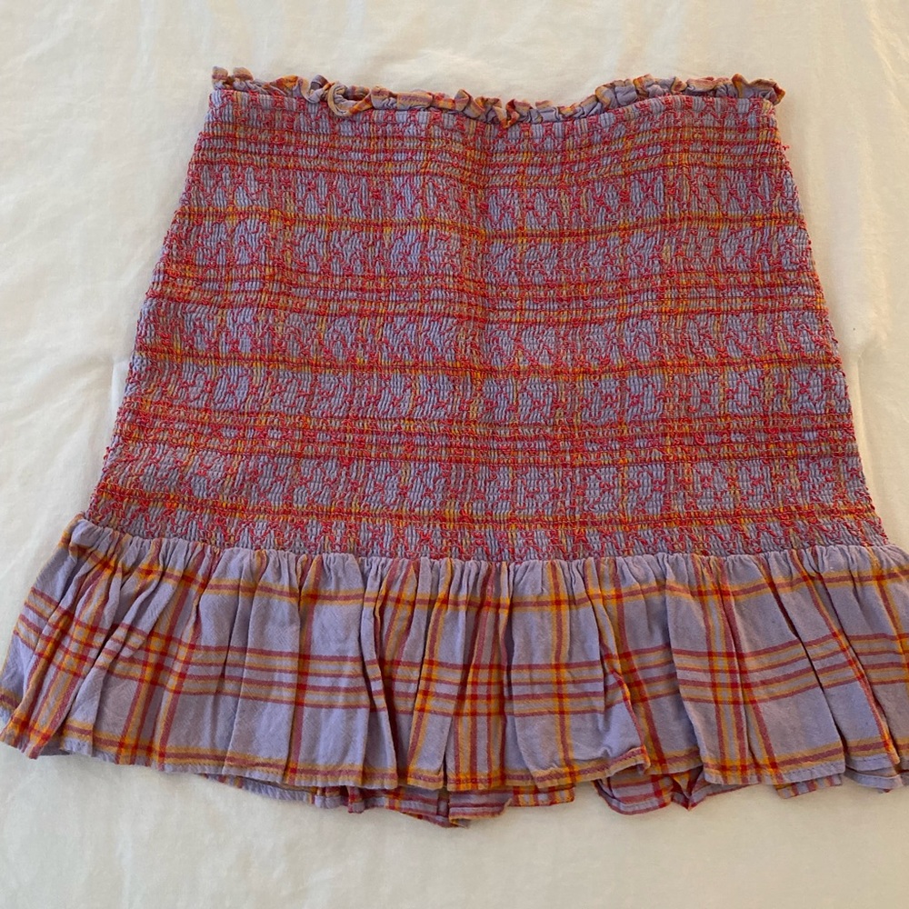 Urban Outfitters stretchy plaid skirt